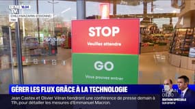 Ce supermarché a mis en place un système pour contrôler automatiquement les flux de clients