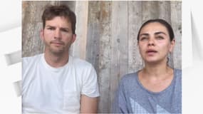 Ashton Kutcher et Mila Kunis dans leur vidéo d'excuses