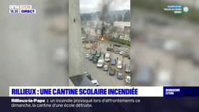 Rillieux : Une cantine scolaire incendiée