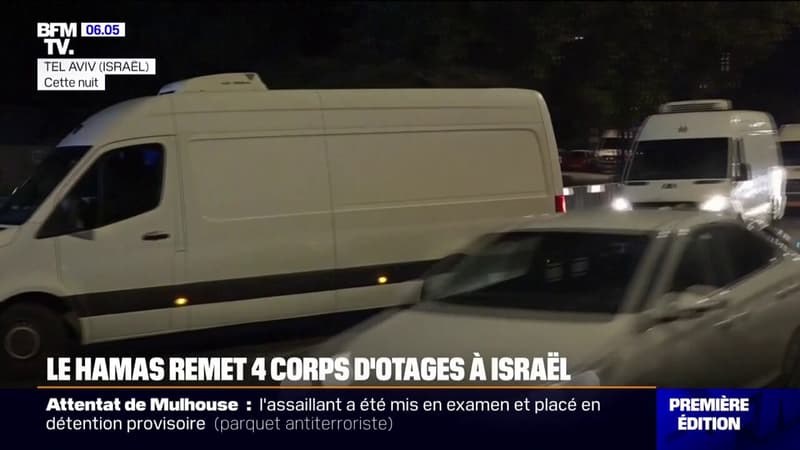 Gaza: quatre corps d'otages remis par le Hamas à Israël
