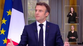 Emmanuel Macron le 22 mars 2023
