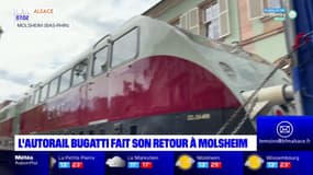 L'autorail de Bugatti a fait son grand retour à Molsheim