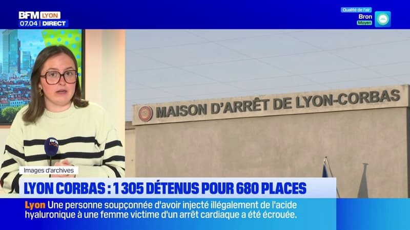Surpopulation à la maison d'arrêt de Lyon Corbas : 1305 détenus pour 680 places