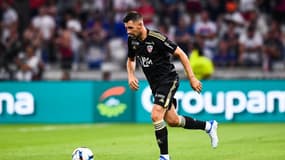 Thomas Mangani avec l'AC Ajaccio, le 5 août 2022