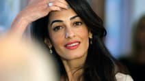 L'avocate Amal Clooney à Athènes le 14 octobre 2014.