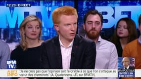 "Oui, nous avons un problème avec le parti médiatique dans ce pays", estime Adrien Quatennens