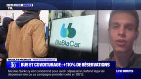Grève à la SNCF: "On va très certainement rouler complet du côté de nos bus", indique le porte-parole de BlaBlaCar, Nicolas Michaux