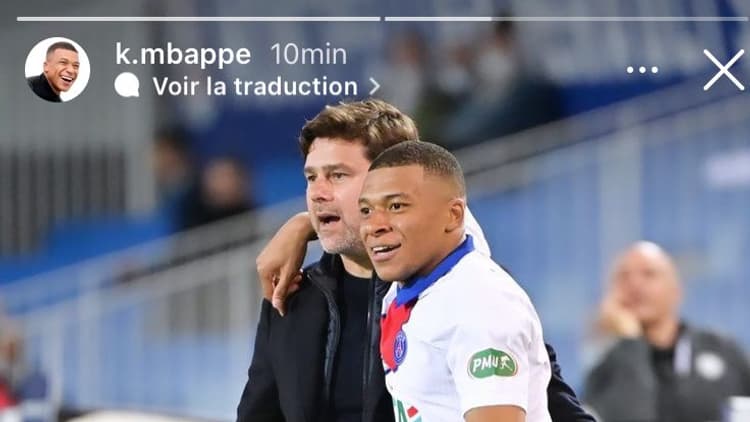 Kylian Mbappé fait ses adieux à Pochettino Kylian Mbappé fait ses adieux à Pochettino