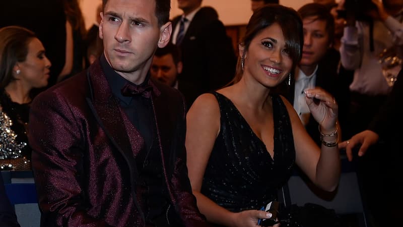 Léo Messi et Antonella Roccuzzo