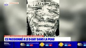 80 ans du Débarquement: passionné du D-Day, il l'a gravé dans sa peau