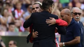 Antoine Griezmann et Diego Simeone