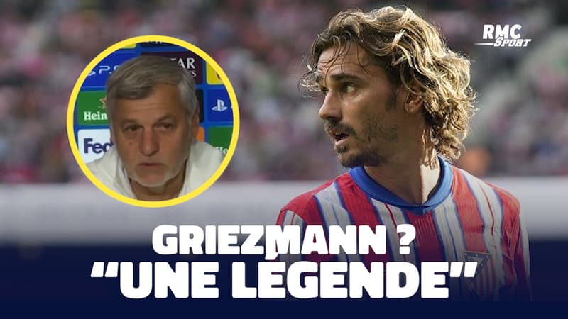 Atlético - Losc : Griezmann, une "légende" en tant que "joueur" et par "ce qu'il dégage", l'hommage de Genesio