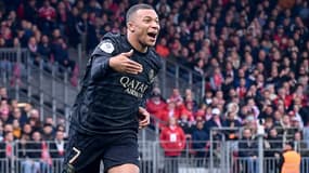 Kylian Mbappé lors de Brest-PSG, le 29 octobre 2023