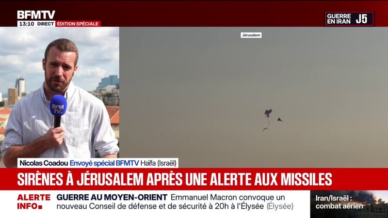 Guerre au Moyen-Orient: les sirènes retentissent en Israël, après des détonations entendues