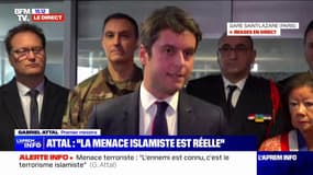Menace terroriste: "3.000 militaires sont actuellement déployés sur le territoire et 4.000 militaires supplémentaires sont en alerte et mobilisables", annonce Gabriel Attal 