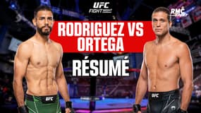 Résumé UFC : le retour gagnant d'Ortega avec une magnifique soumission sur Rodriguez