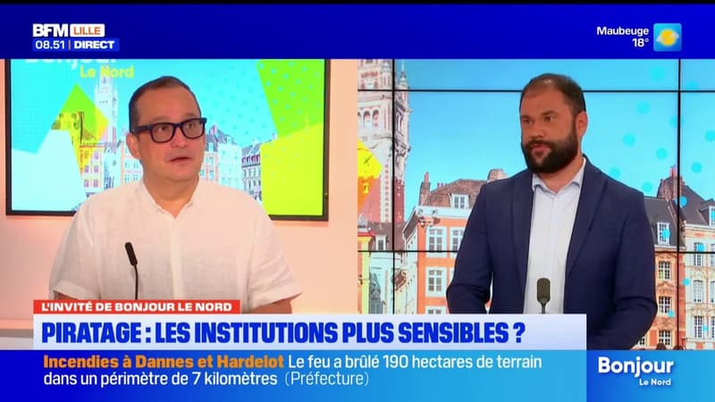 Damien Bancal, journaliste expert en cybersécurité, invité de Bonjour le Nord