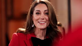 Kate Middleton, princesse de Galles, au concert de Noël de l'abbaye de Westminster, le 6 décembre 2024.
