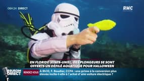 Un étrange défile sous marin pour Halloween