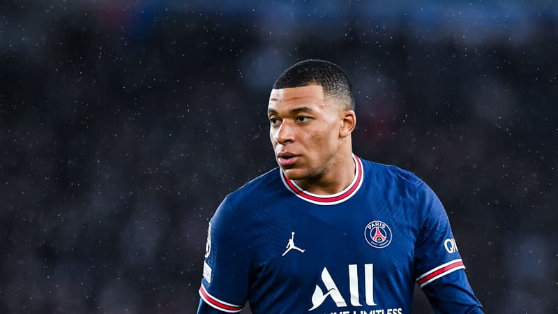 Kylian Mbappé lors de PSG-Real, le 15 février 2022