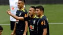 Marquinhos, Neymar et Thiago Silva - AFP