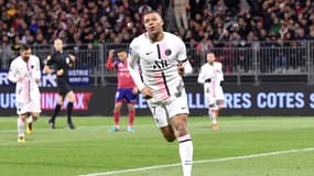 Kylian Mbappé contre Clermont, le 9 avril 2022.