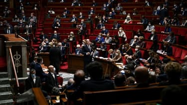 L'assemblée nationale le 6 octobre 2020 lors d'une session de questions au gouvernement
