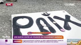 Une marche contre les violences qui gangrènent Marseille 
