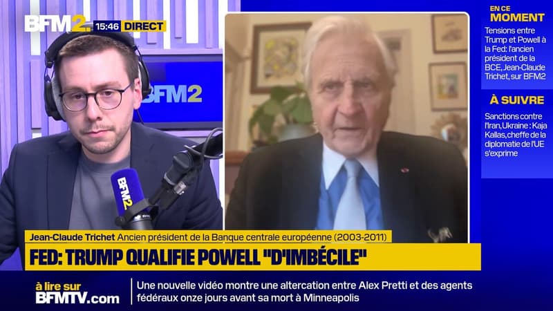 Donald Trump qualifie Jerome Powell "d'imbécile": "Cela ruine le crédit du président des États-Unis" (Jean-Claude Trichet)