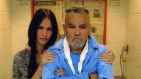 Charles Manson et sa future femme, Afton Elaine Burton.