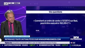 Les questions : Comment un ordre de vente à 137,87 euros sur Iliad peut-être exécuté à 182,05 euros ? - 02/09