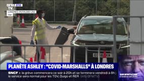 "Covid-Marshalls" à Londres - 16/09