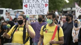 Une marche contre la haine à London, au Canada, le 11 juin 2021. (photo d'llustration)