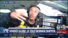 50 jours après le vainqueur, Sébastien Destremau s'apprête à clôturer le Vendée Globe avec le sourire