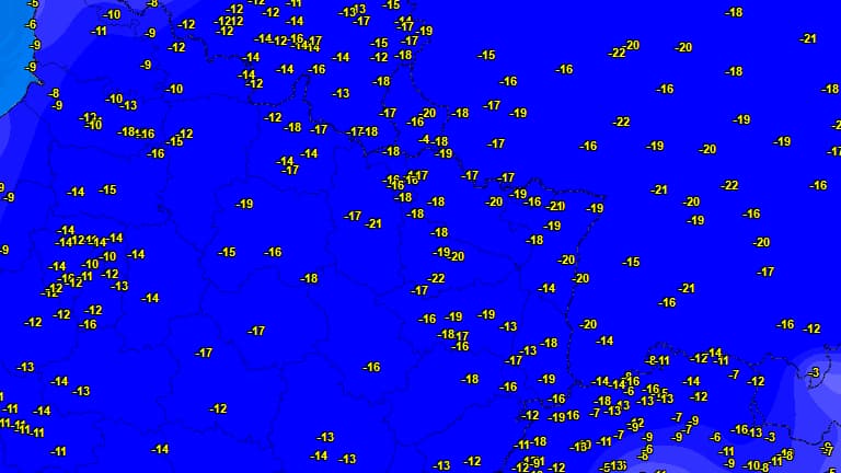 Le différentiel de températures en 48 heures en France 