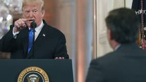 Donald Trump face à Jim Acosta, le 7 novembre 2018