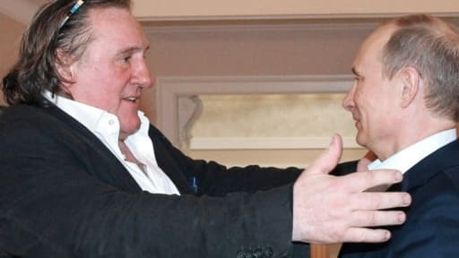 Gérard Depardieu, 64 ans, s'est vu offrir début janvier la nationalité russe par Vladimir Poutine.