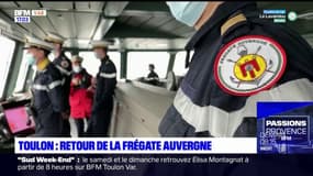 Var: à bord avec la frégate Auvergne de retour à Toulon après un exercice avec l'Otan
