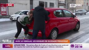 Avec le verglas, les risques de glissade persistent