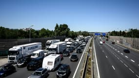Image d'illustration - Embouteillage sur l'A7 à hauteur de Chasse-sur-Rhone le 2 juillet 2022