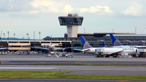 L'aéroport de Newark près de New-York.