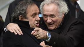 Michel Platini et Hervé Revelli 
