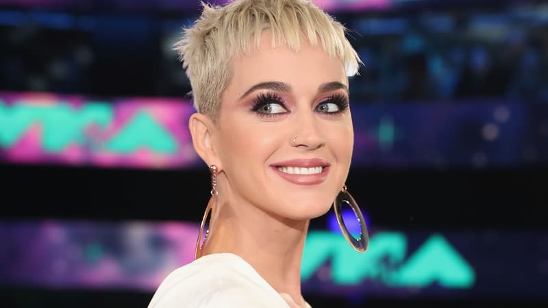 Katy Perry lors des MTV Video Music Awards en 2017
