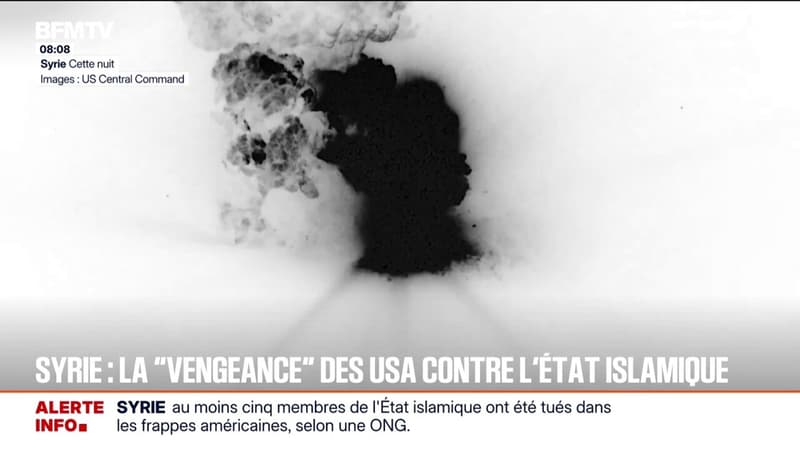 Les États-Unis ont frappé la Syrie contre le groupe État islamique