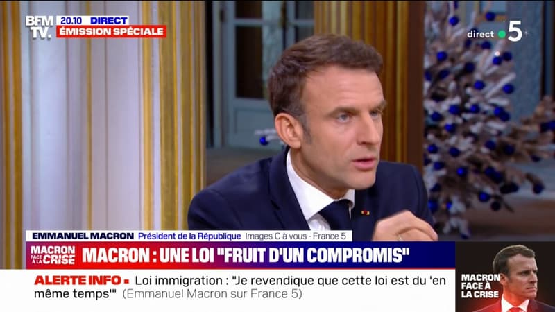 Loi immigration: Emmanuel Macron dénonce 
