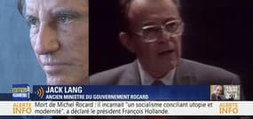 Mort de Michel Rocard: "Il avait une sorte de curiosité intellectuelle insatiable", Jack Lang