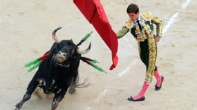 Le matador espagnol El Juli le 13 juillet 2011 à Nîmes lors d'une corrida