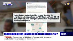 Dunkerque: un nouveau centre de rétention d'ici 2027