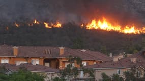 Incendies à San Marcos, en Californie, le 14 mai 2014.