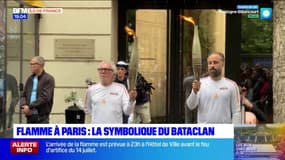 Flamme olympique à Paris: un passage symbolique devant le Bataclan